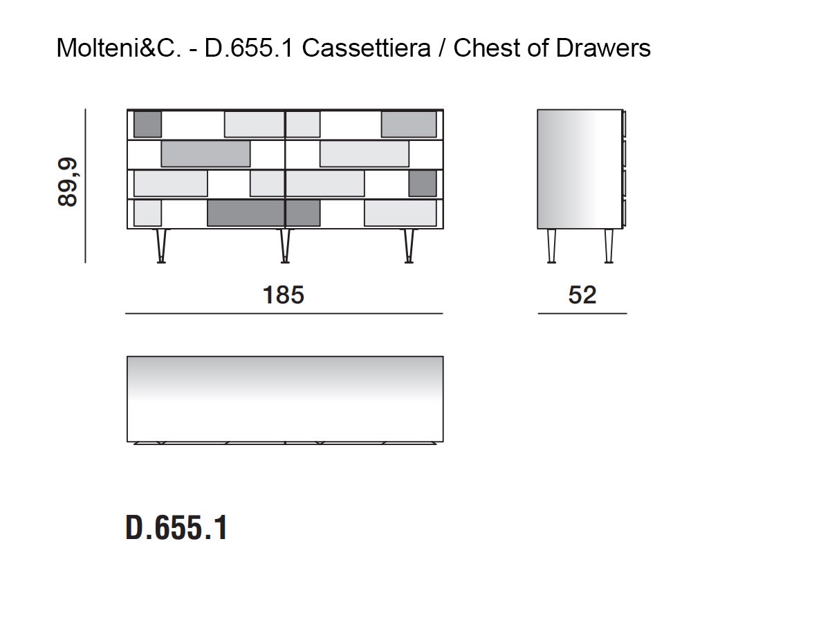 Molteni C Chest Of Drawers D6551 1