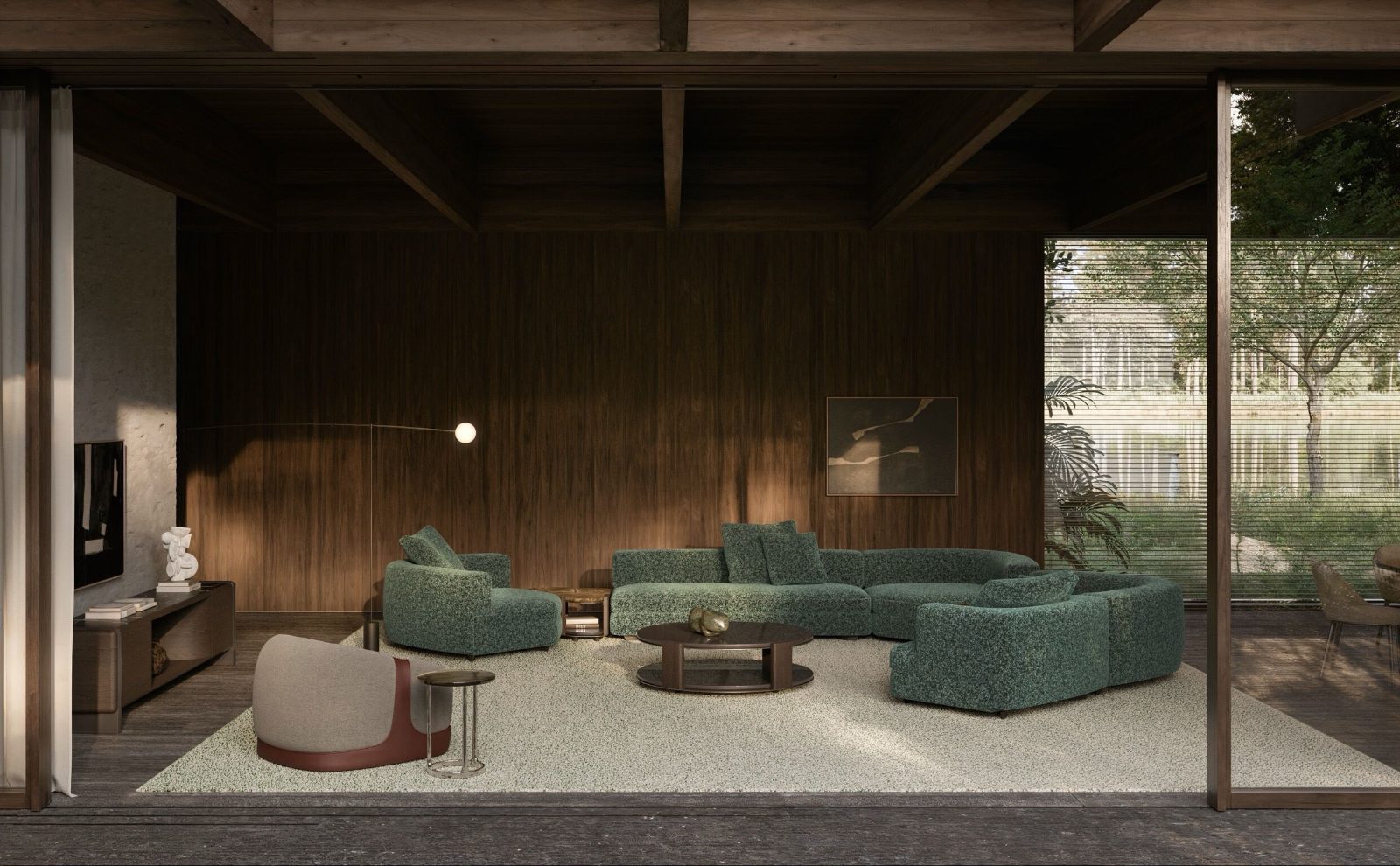 Диван Molteni & C Edmond, 2-местный