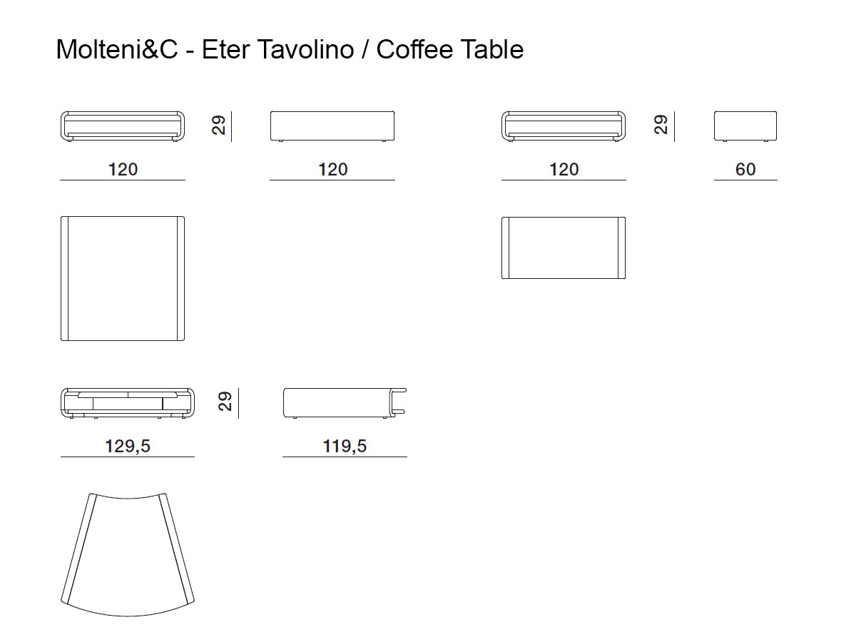 Molteni C Eter Coffee Table