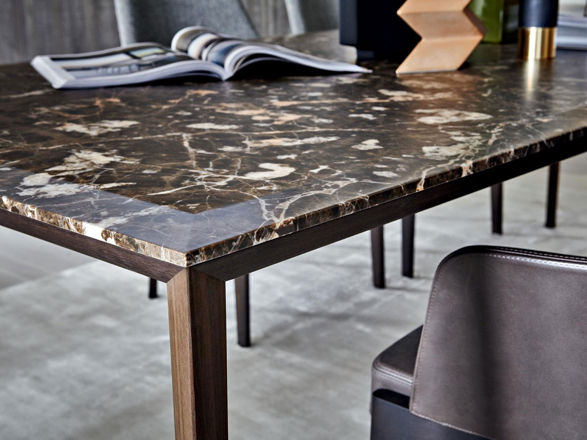 Molteni C Filigree Fixed Table Marble Top
