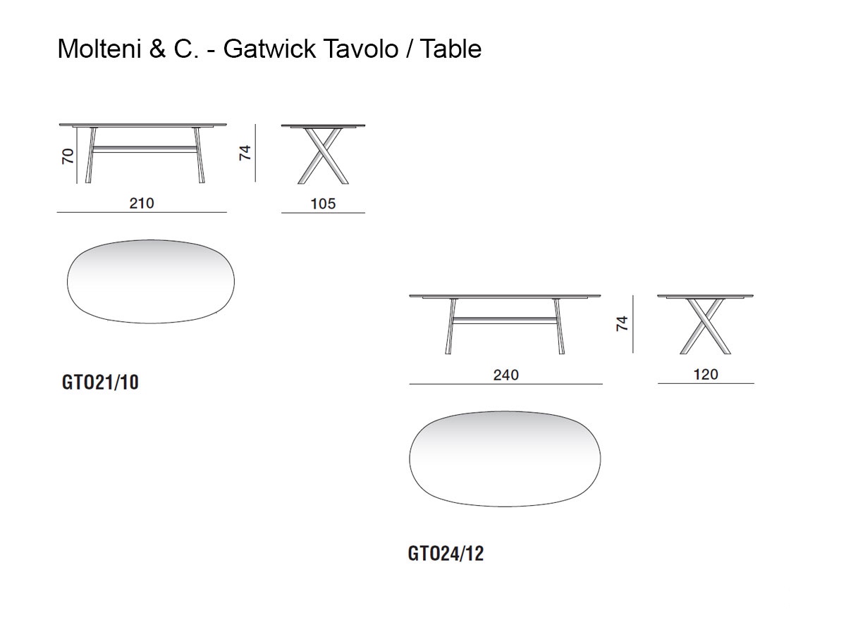 Molteni C Gatwick Table