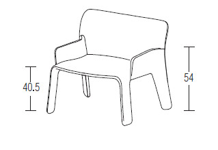 Molteni C Glove Up Armchair