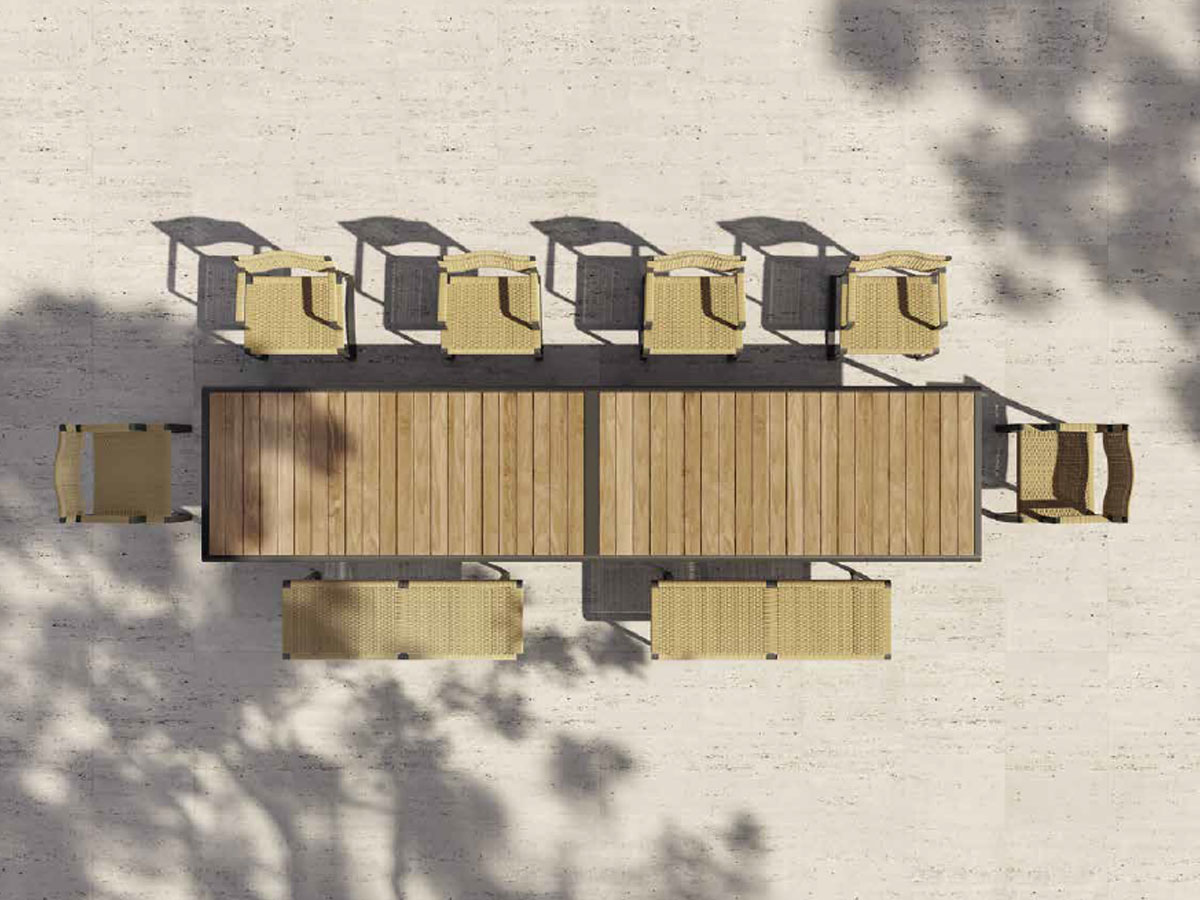 Molteni C Golden Gate Outdoor Table L 220 Cm