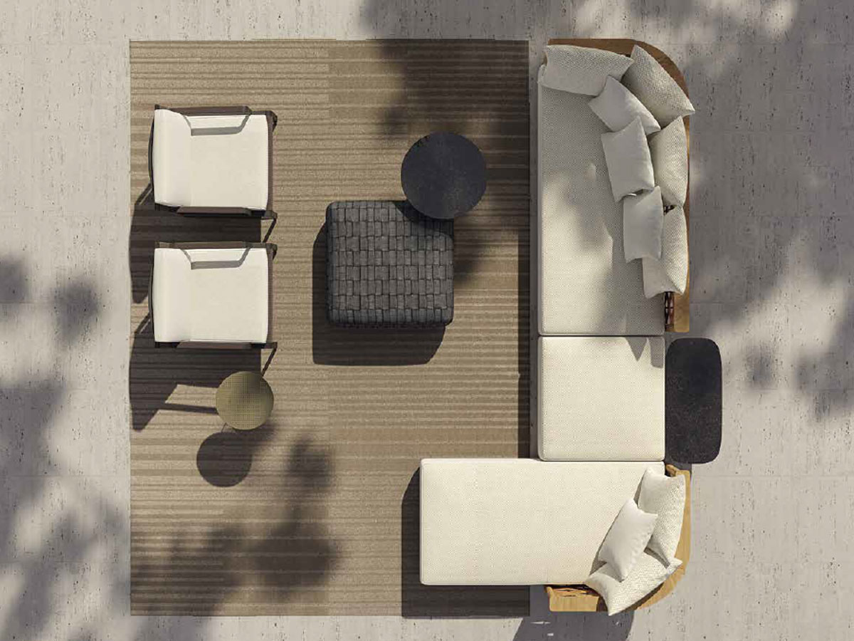 Molteni C Hyde Outdoor Pouf