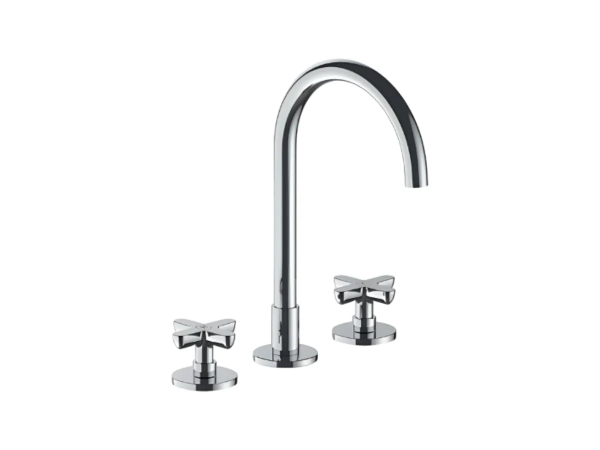 Molteni C Icona R007 Three Hole Basin Mixer
