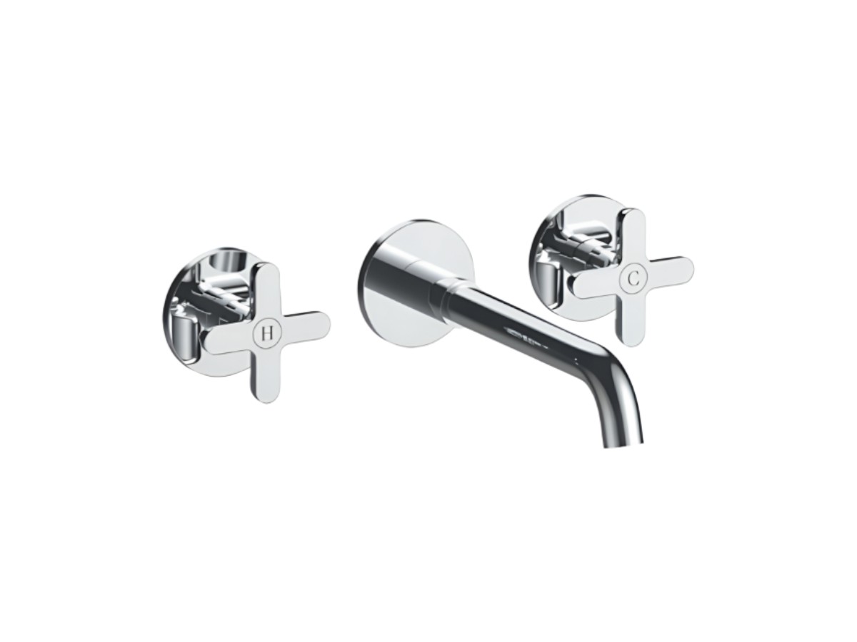 Molteni C Icona R010b Three Hole Basin Mixer