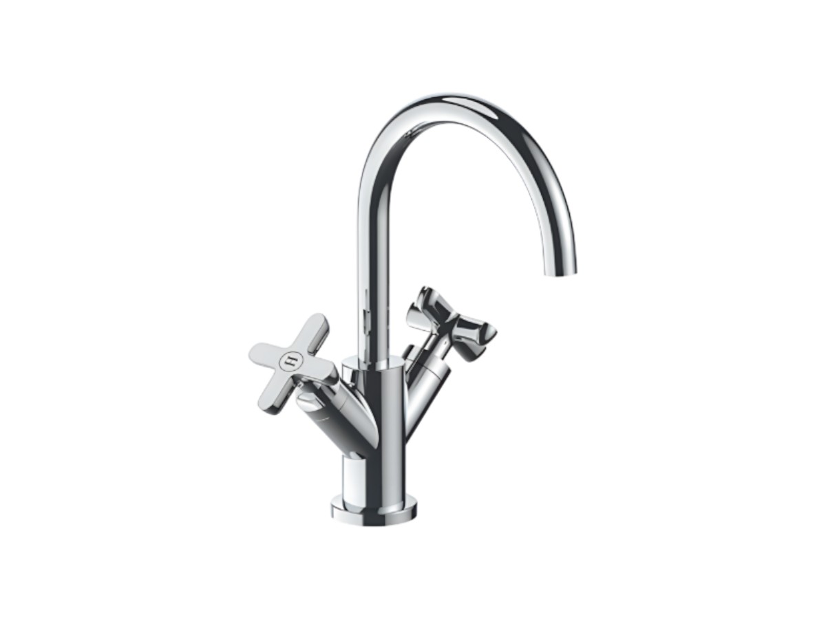 Molteni C Icona R056f Three Hole Basin Mixer