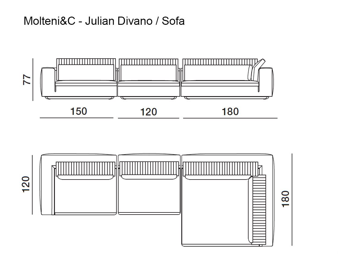 Molteni C Julian Modular Sofa
