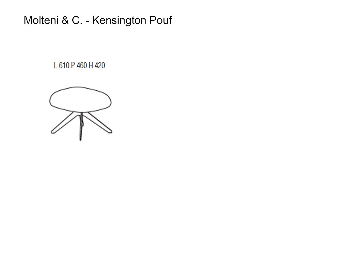 Molteni C Kensington Pouf