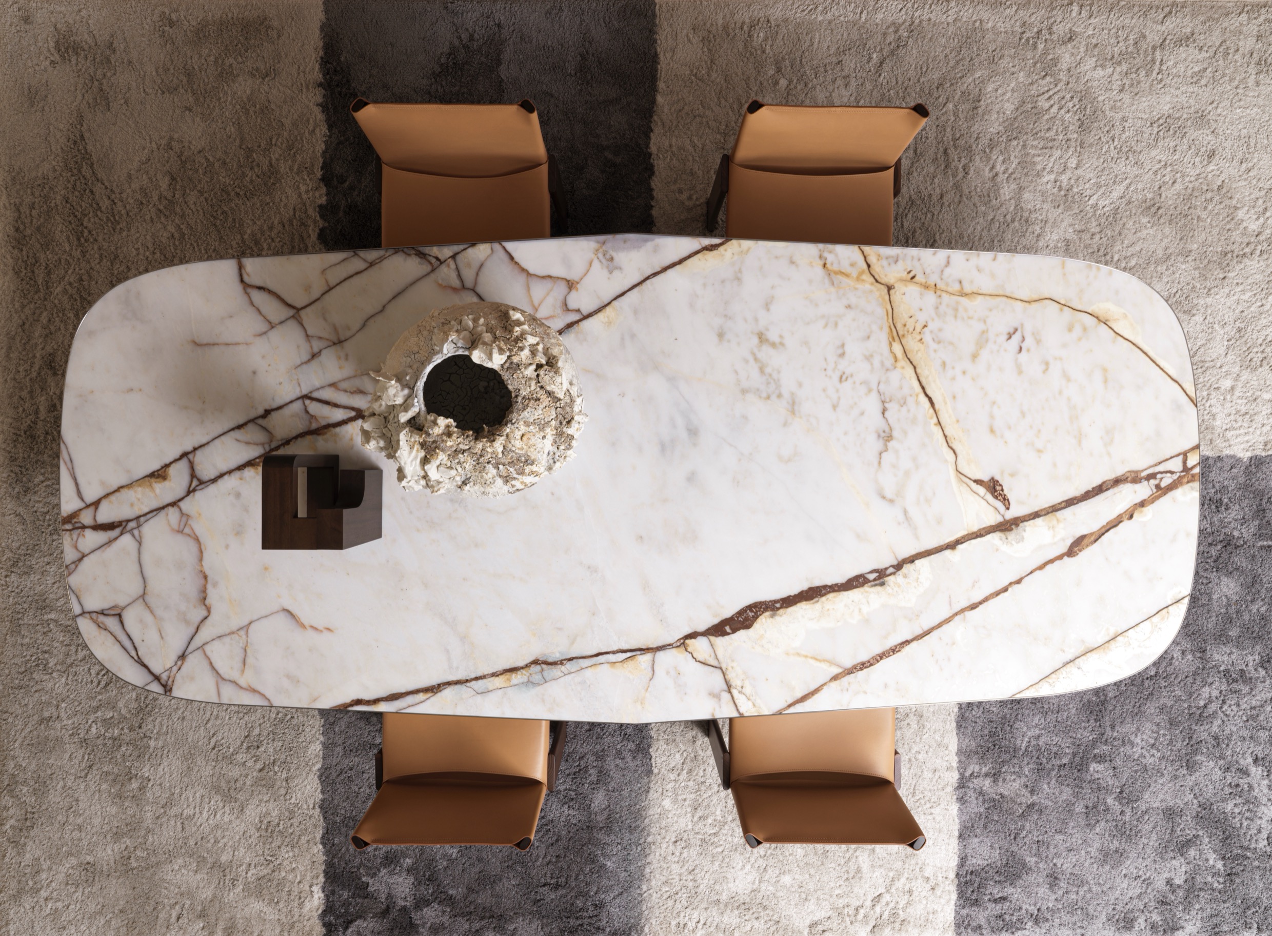 Molteni C Lise Table Stone Top