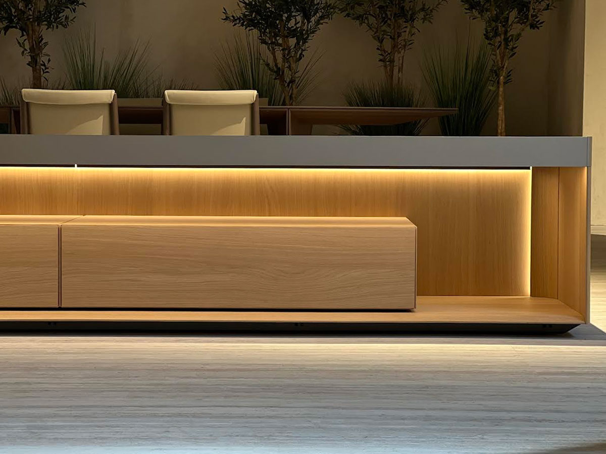 Molteni C Living Box Sideboard L 330 Cm Oak