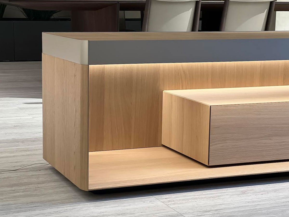 Molteni C Living Box Sideboard L 330 Cm Oak