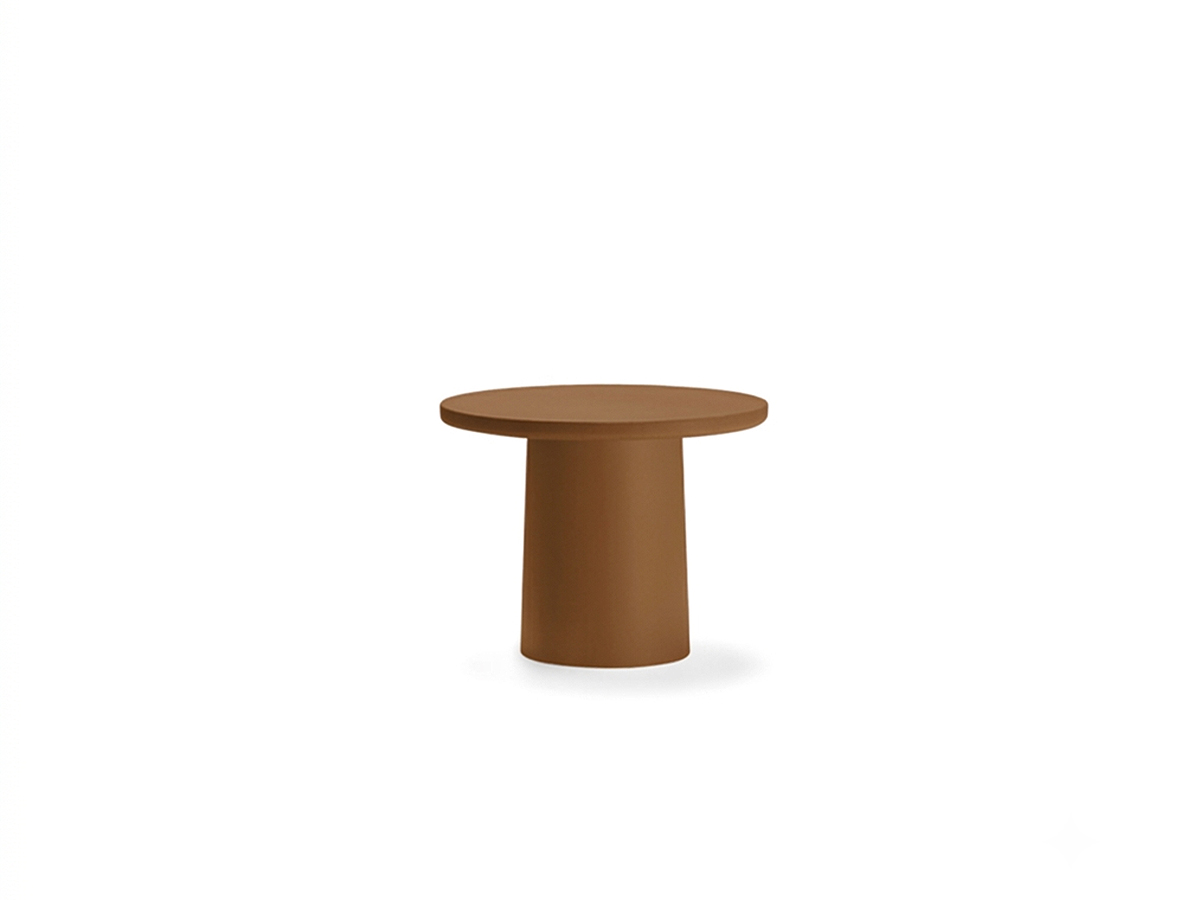 Molteni C Louisa Outdoor Side Table O 50 Cm Siena Brown