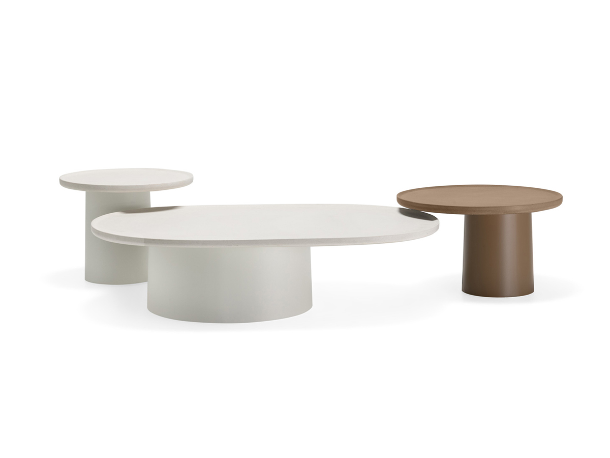 Molteni C Louisa Outdoor Coffee Table O 60 Cm Siena Brown