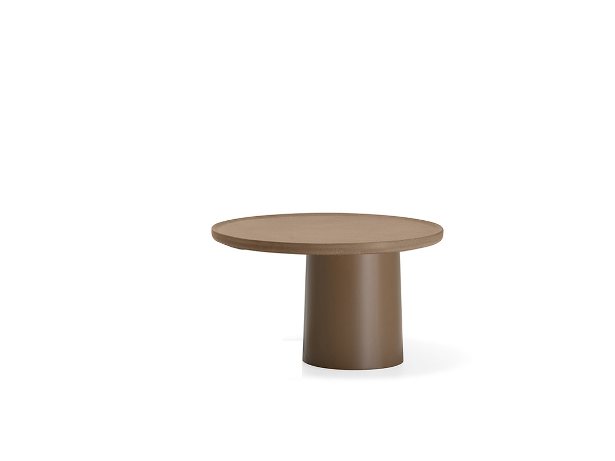 Molteni C Louisa Outdoor Coffee Table O 60 Cm Siena Brown