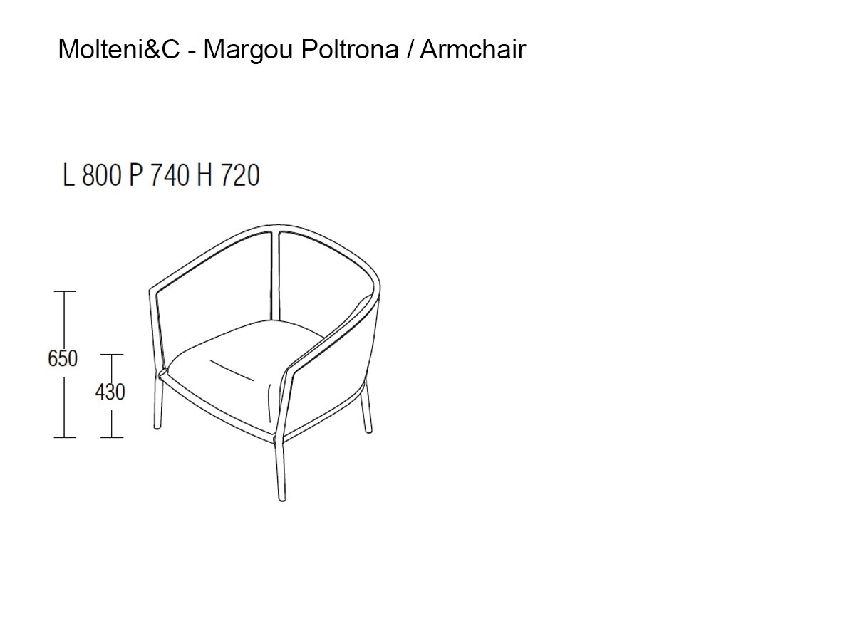Molteni C Margou Armchair