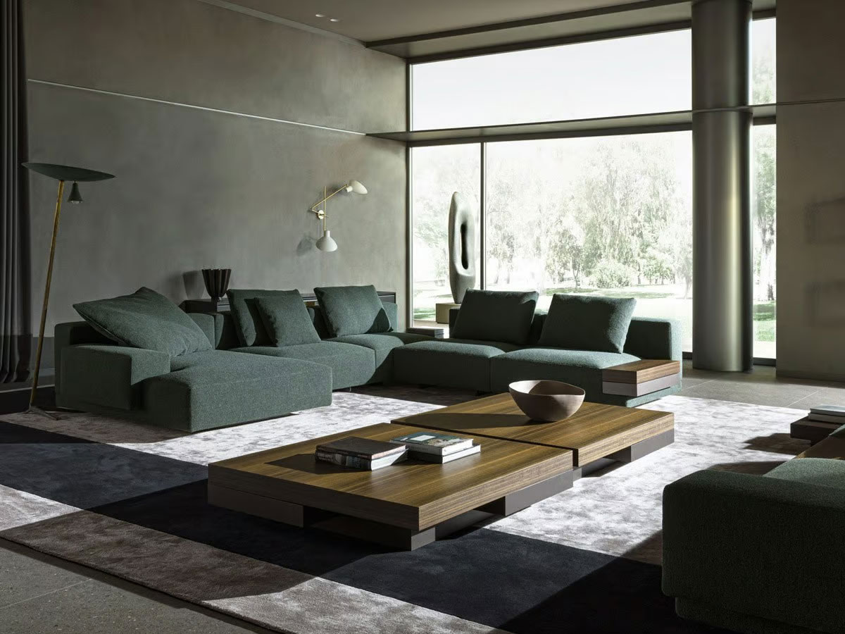 Molteni C Marteen Coffee Table Oak120x120 Cm