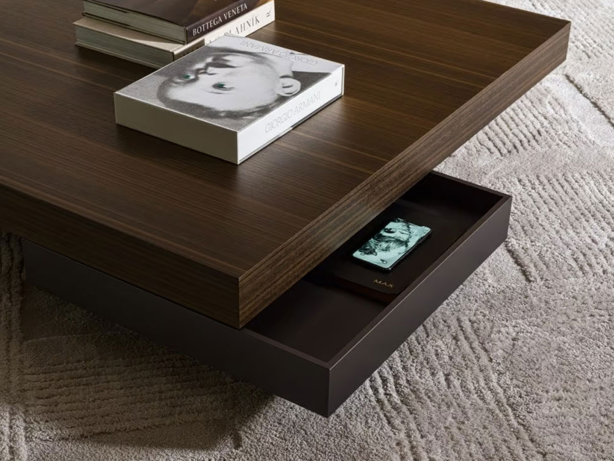 Molteni C Marteen Coffee Table Oak120x120 Cm