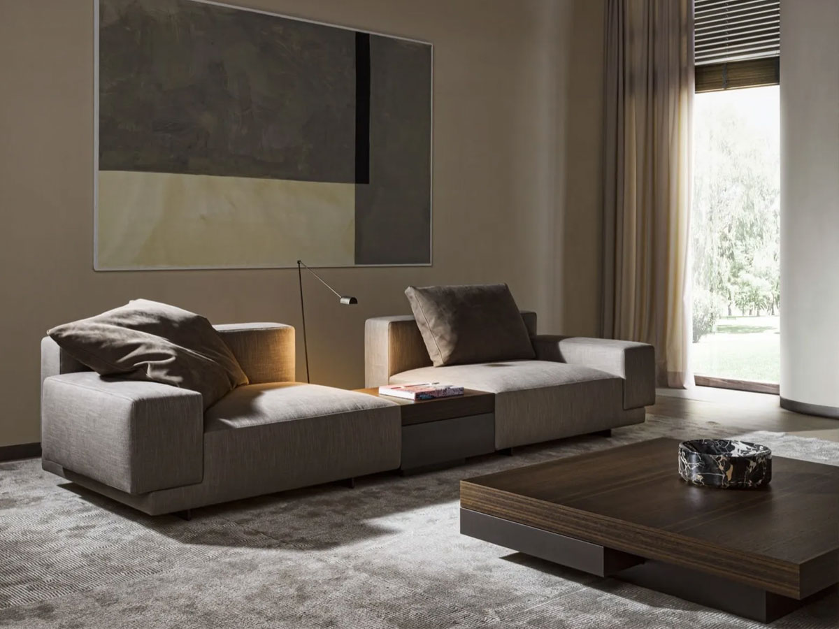 Molteni C Marteen Coffee Table Oak120x120 Cm