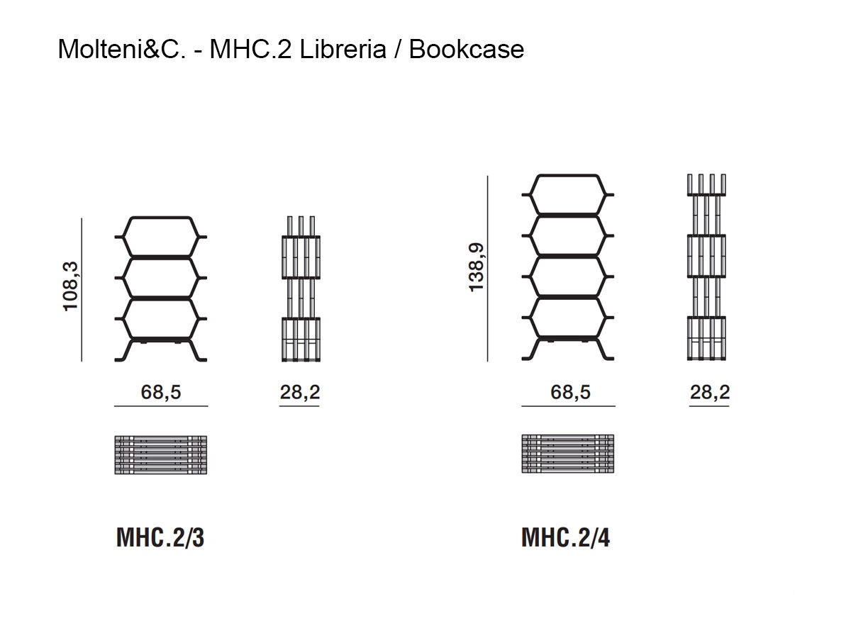 Molteni C Mhc2 Bookcase