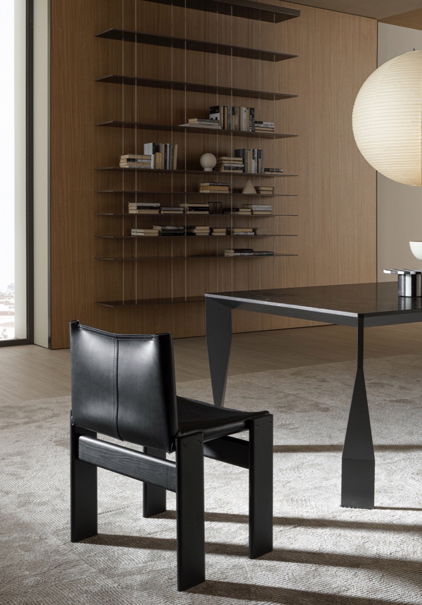Molteni C Monk Chair Black Oak Black