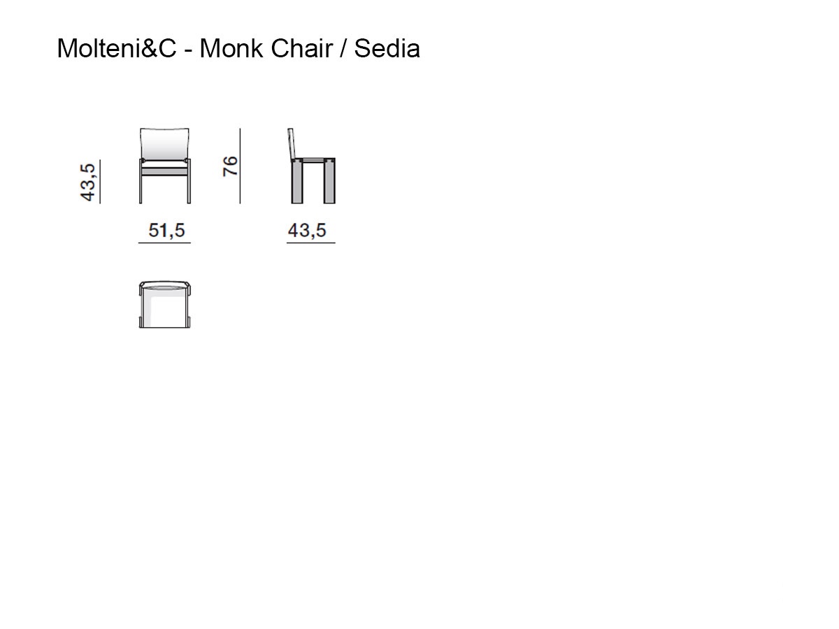 Molteni C Monk Chair