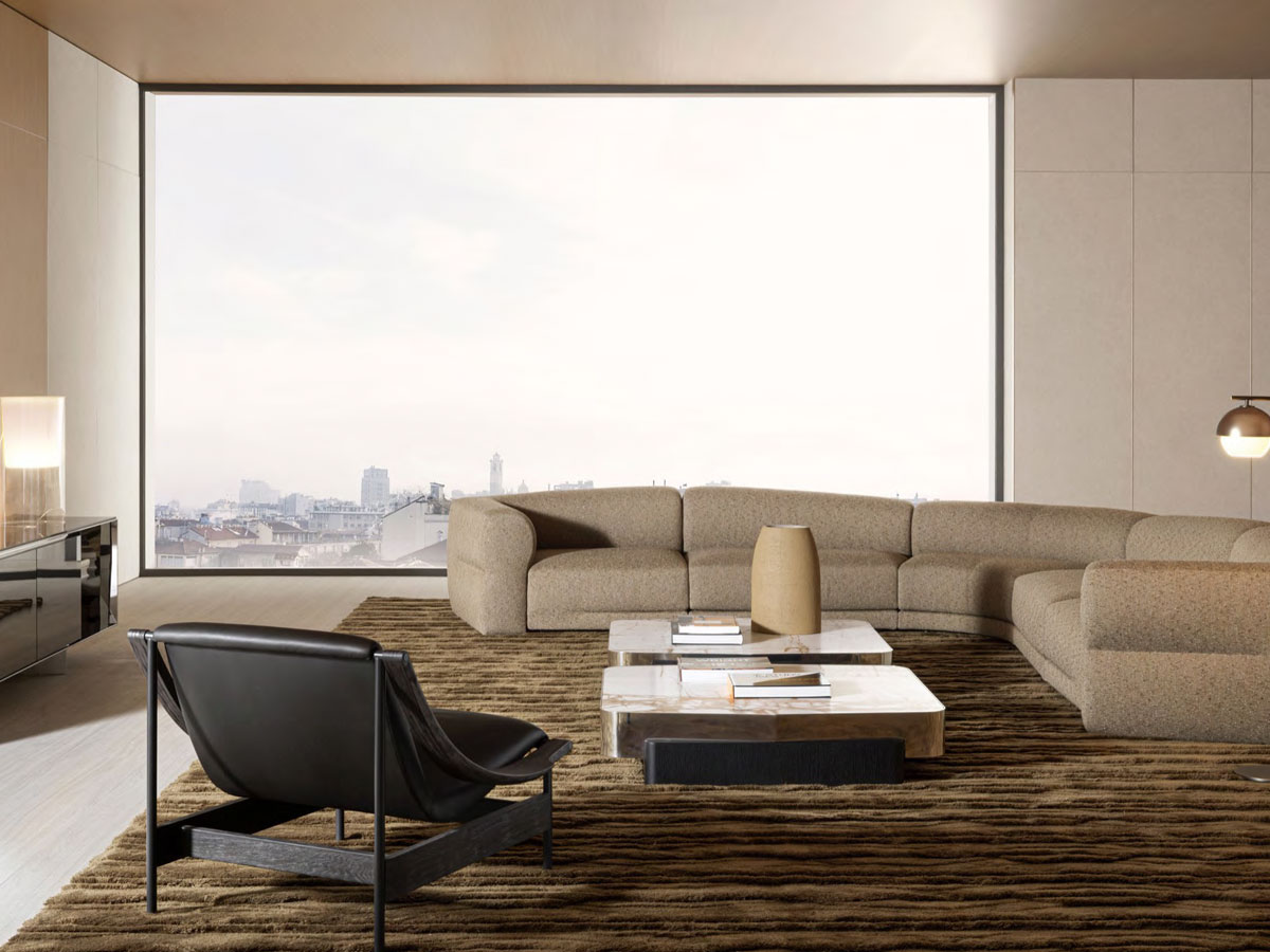 Molteni C Odile Coffee Table Stone Top