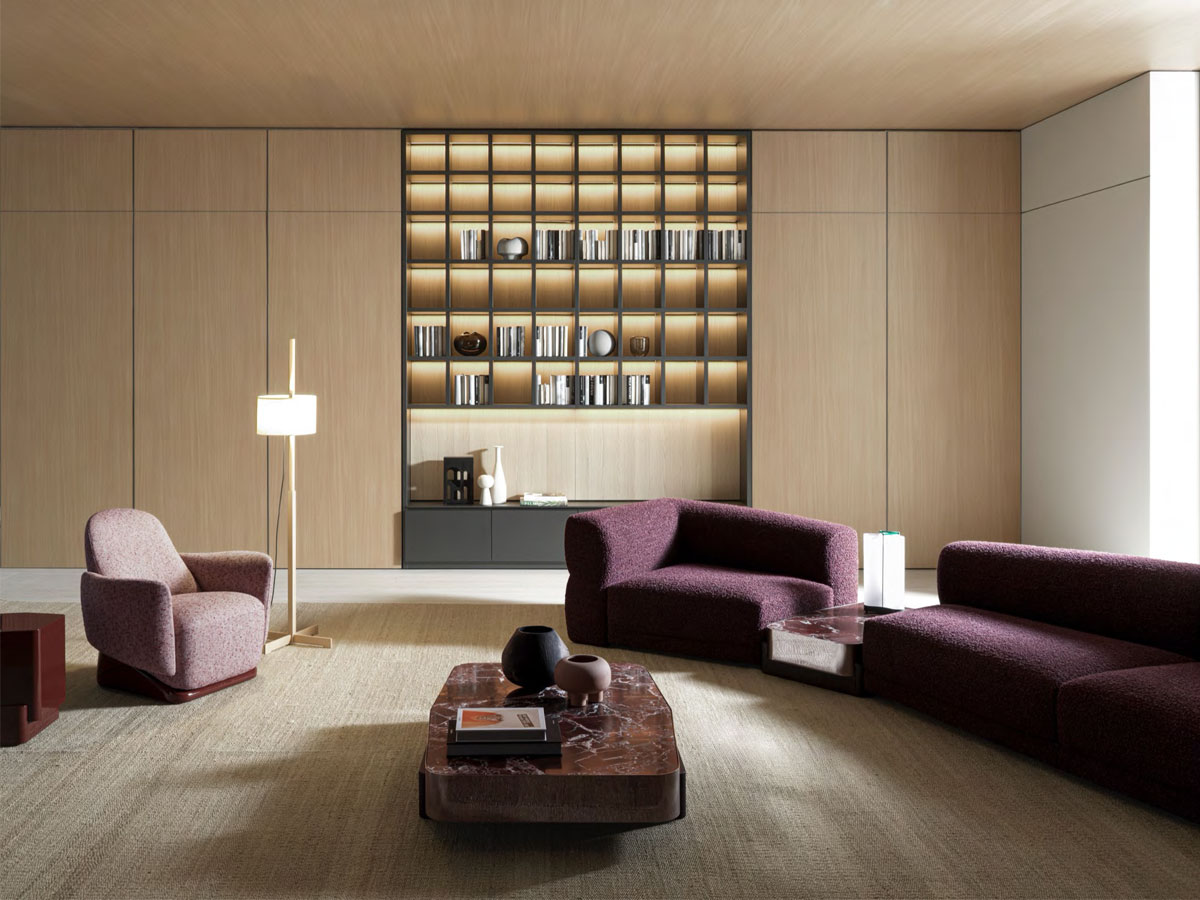Molteni C Odile Coffee Table Stone Top