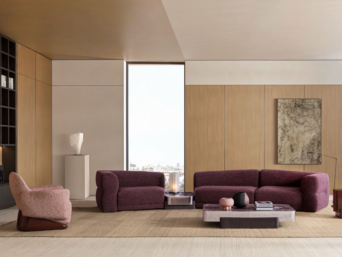 Molteni C Odile Coffee Table Stone Top