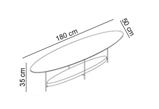 Molteni C Panna Cotta Coffee Table 180