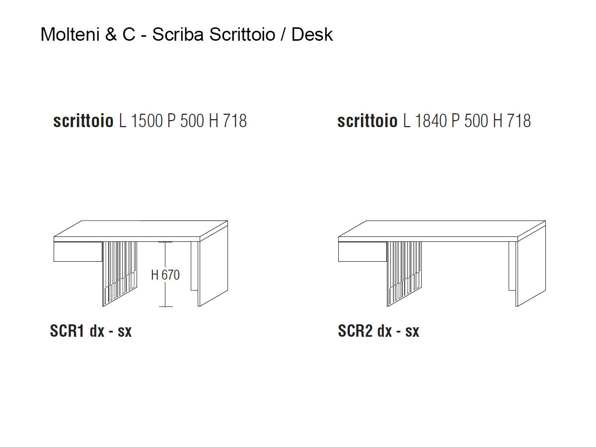 Molteni C Scriba Desk Molteni E Co