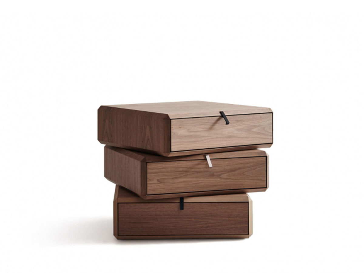 Molteni C Teorema Chest Of Drawers Open Compartments Canaletto Walnut