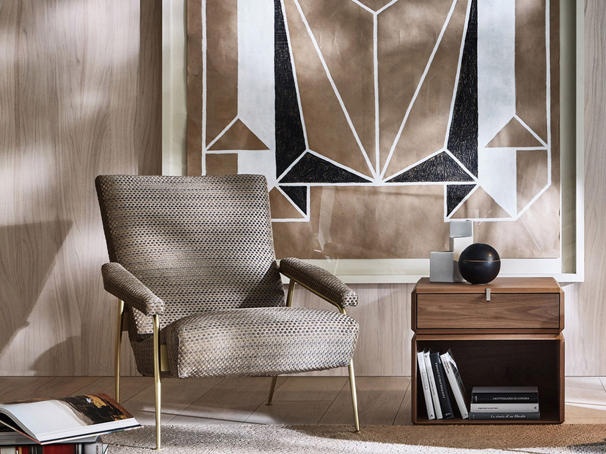 Molteni C Teorema Chest Of Drawers Open Compartments Canaletto Walnut