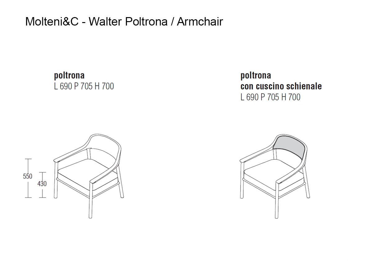 Molteni C Walter Armchair
