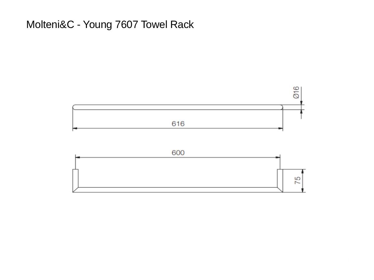 Держатель для полотенец Molteni & C Young 7607