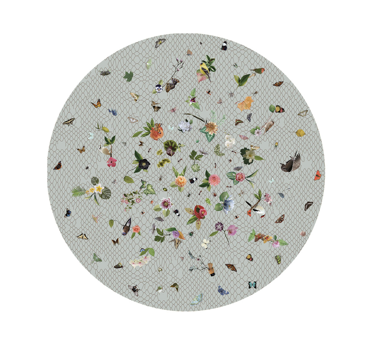 Ковёр Moooi Carpets Garden of Eden Light Grey
