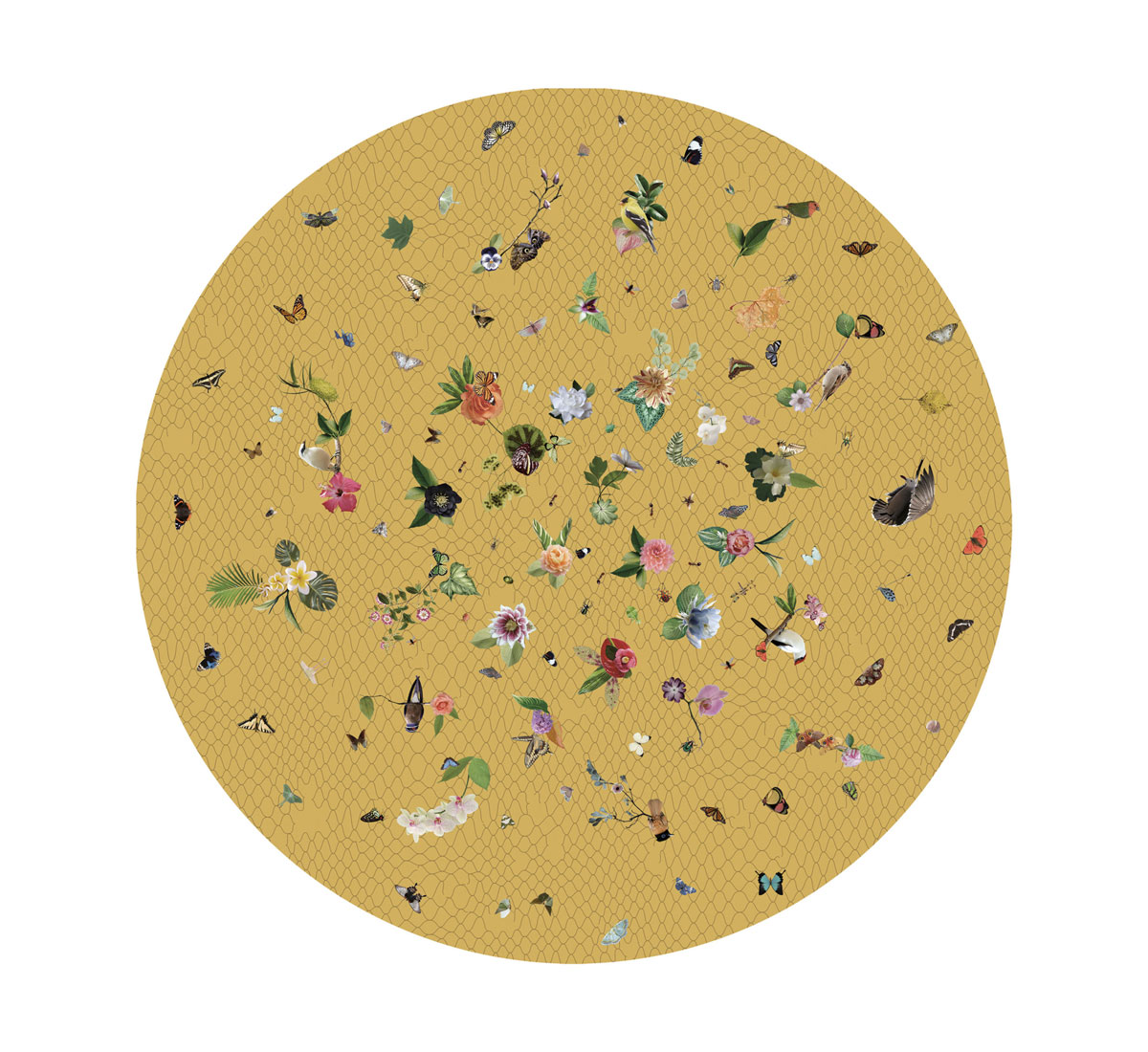 Moooi Carpets Garden Of Eden Yellow Rug