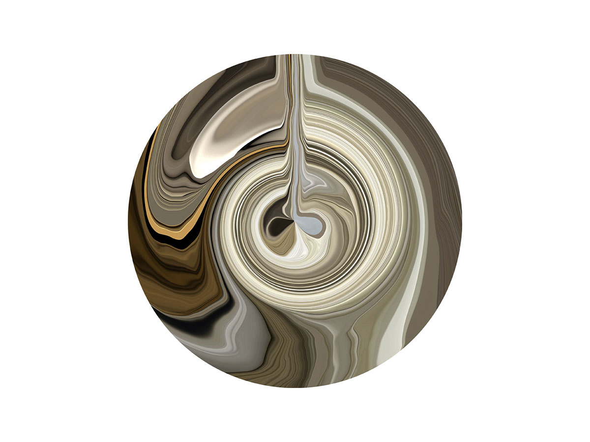 Moooi Carpets Liquid Layers Round Carpet