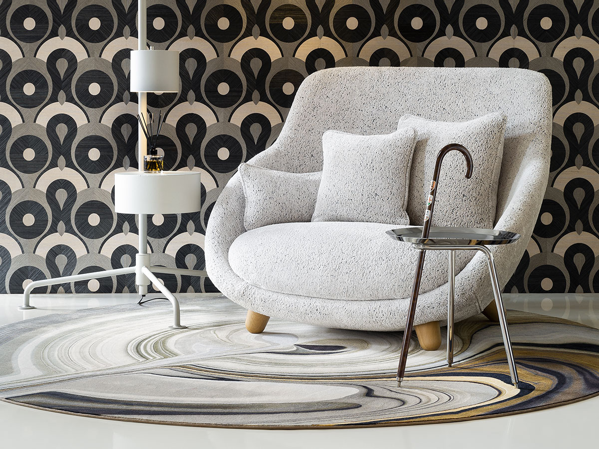 Moooi Carpets Liquid Layers Round Carpet