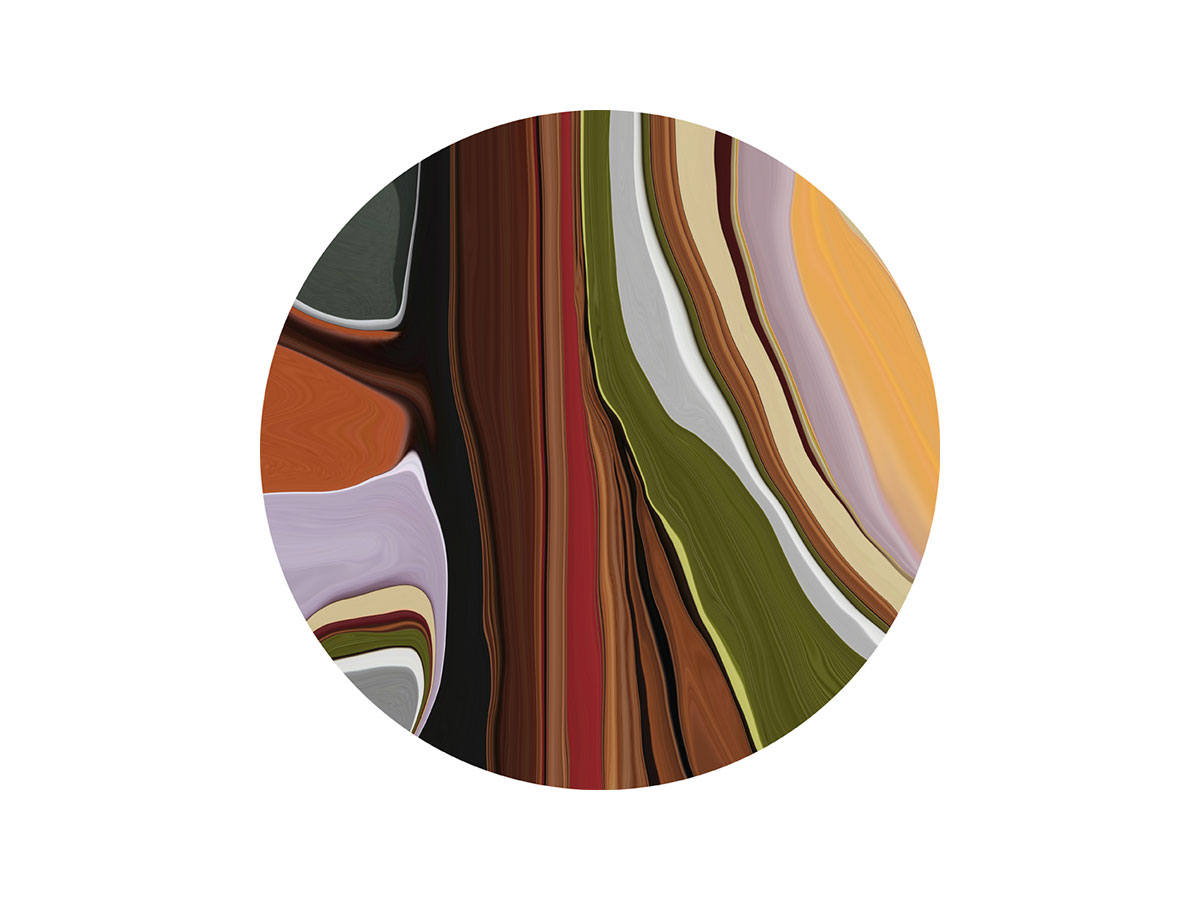 Moooi Carpets Liquid Layers Round Carpet