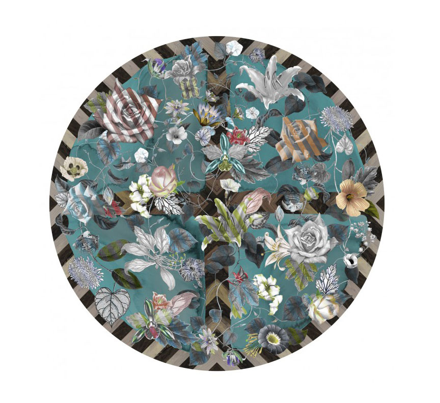 Moooi Carpets Malmaison Aquamarine Rug