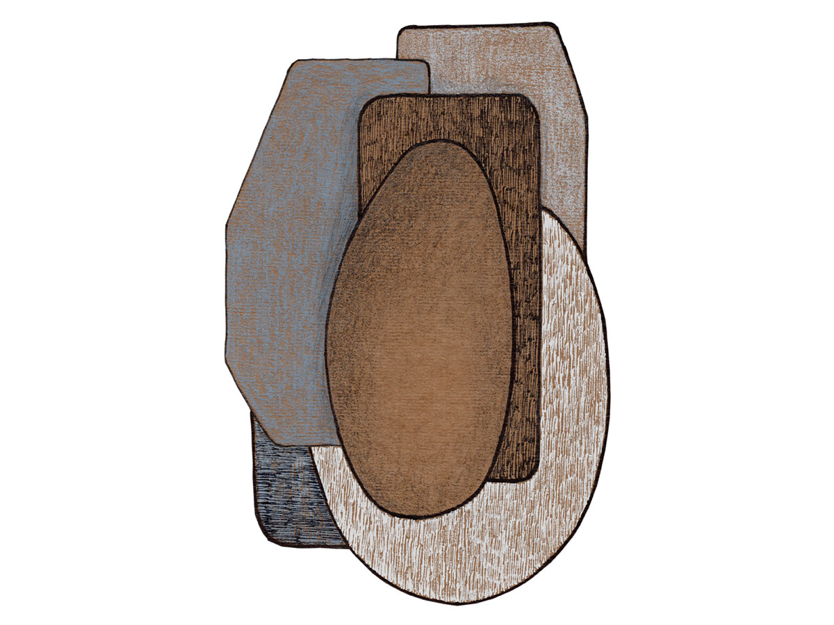 Moooi Carpets Sketched Collage Rug