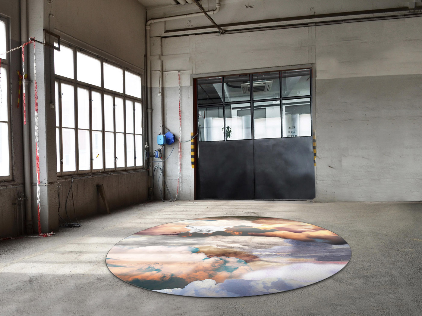 Moooi Carpets Walking On Clouds Round Carpet