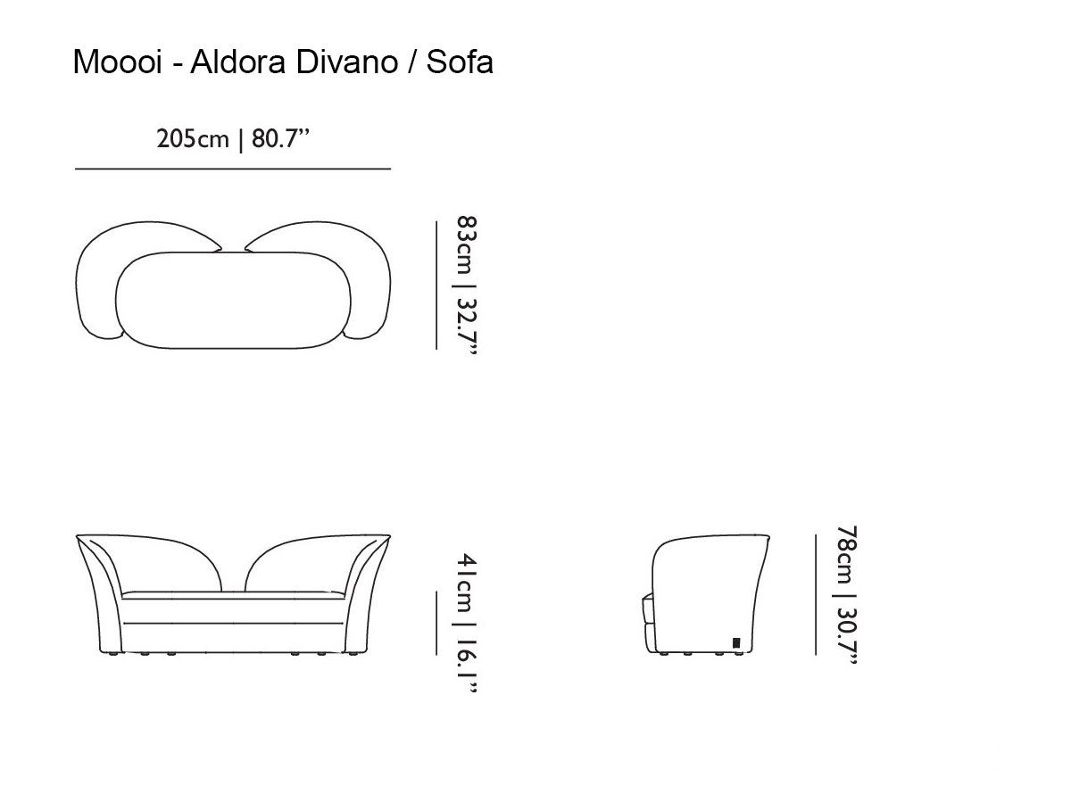 Moooi Aldora Sofa