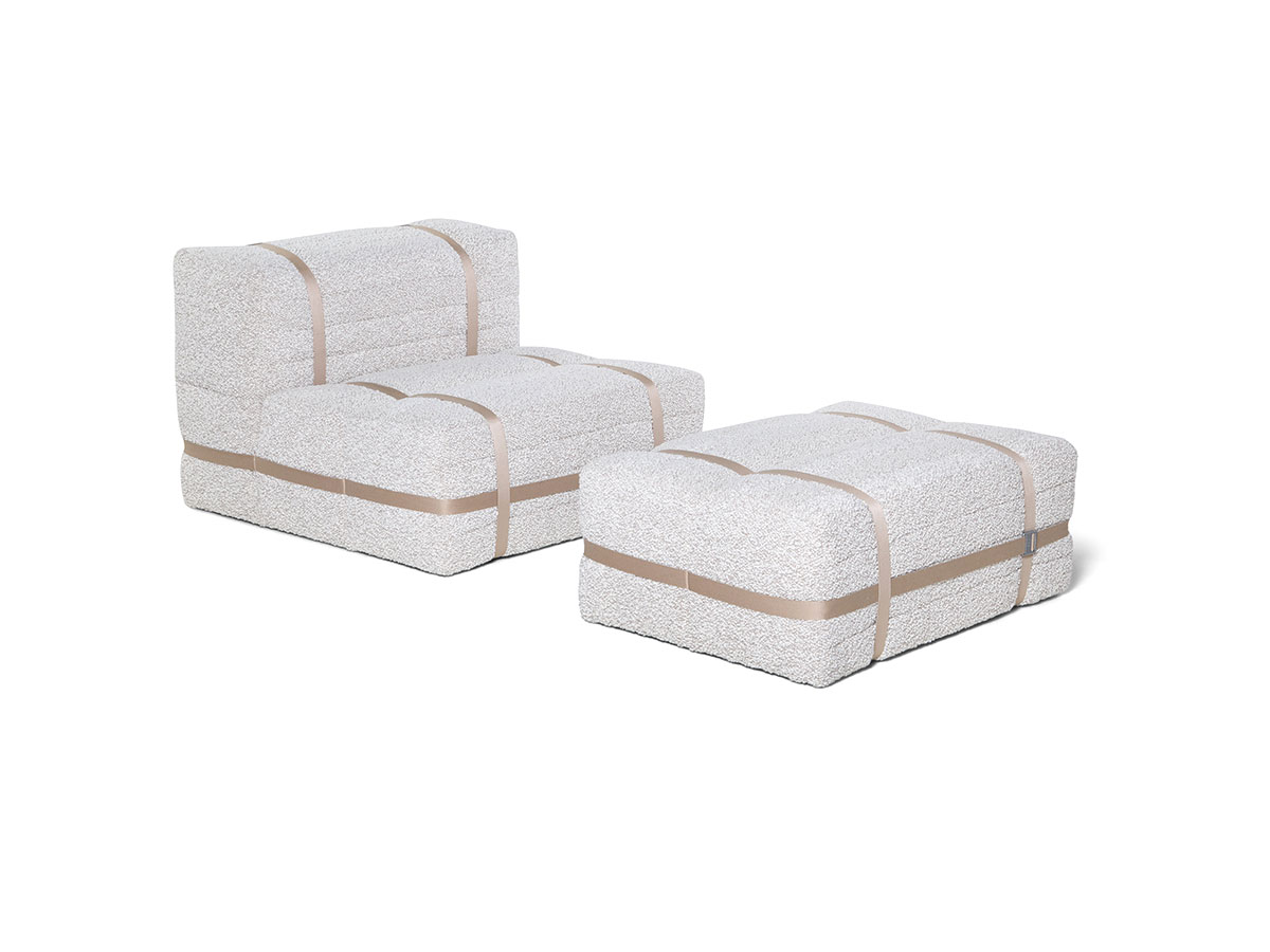 Moooi Haybale Lounge Chair With Footstool