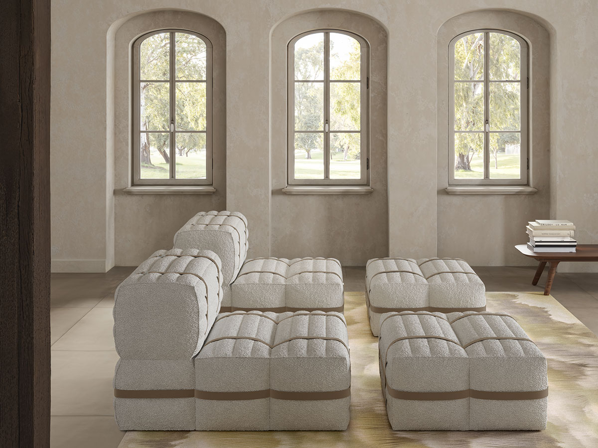 Moooi Haybale Lounge Chair With Footstool