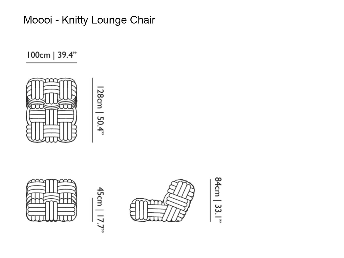 Moooi Knitty Lounge Chair