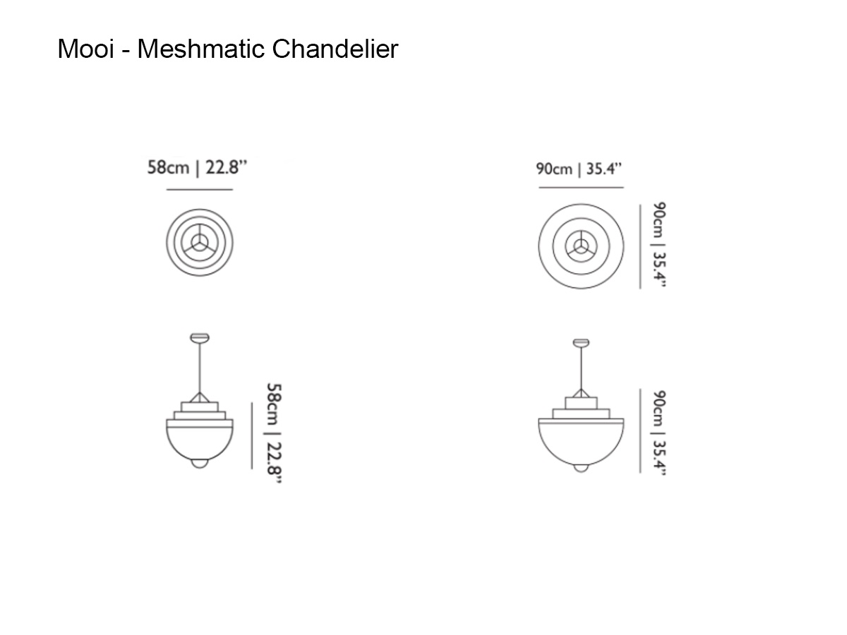 Moooi Meshmatics Chandelier