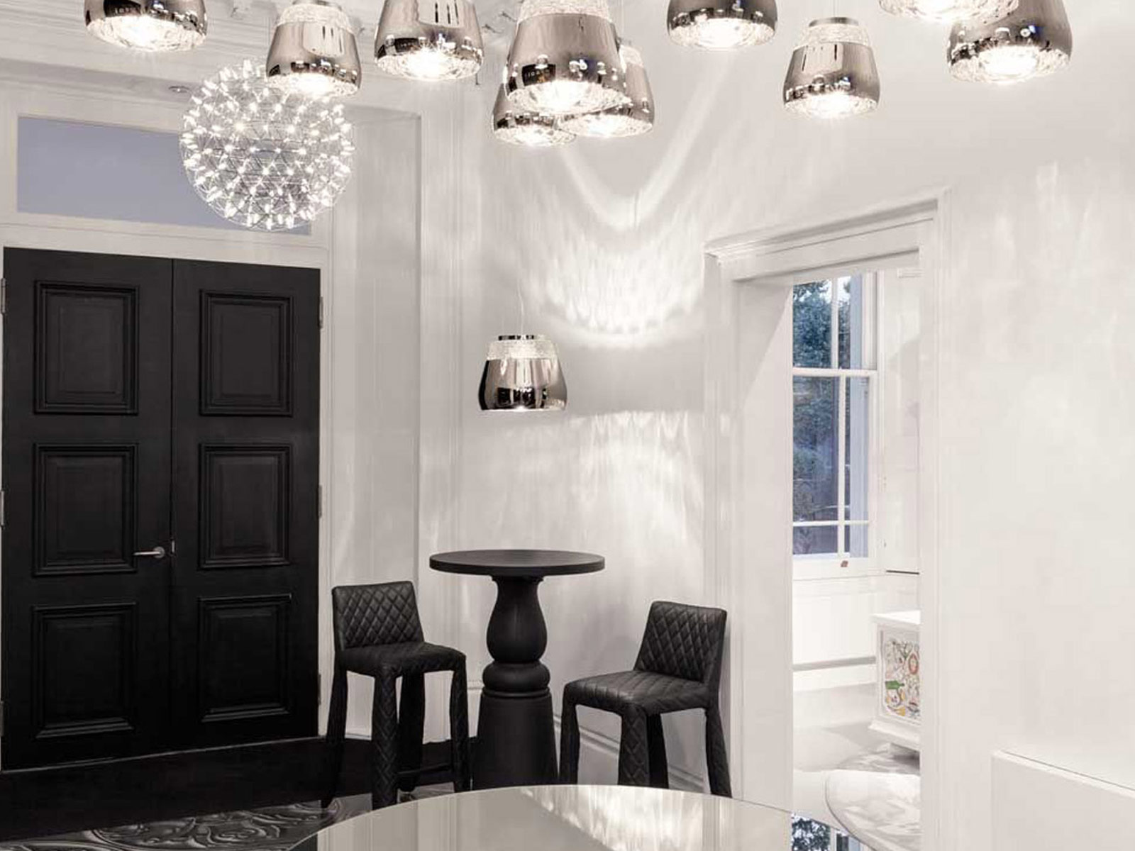 Moooi Monster Bar Stool Diamond High Black