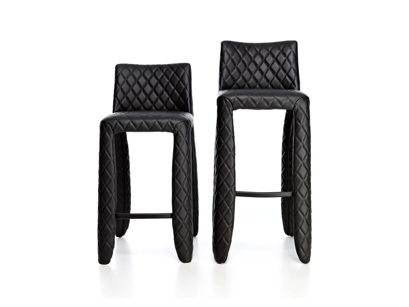Moooi Monster Bar Stool Diamond Low Black